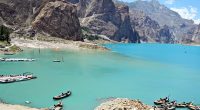 Attabad Lake on the Karakoram Highway in Hunza