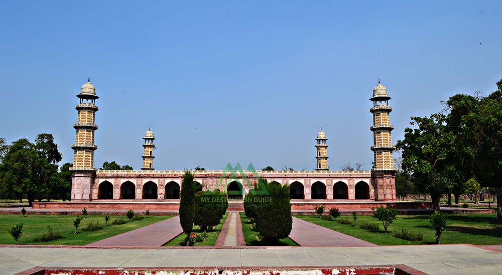 Front of the Mughal Emperor Jahangir's Tomb in Lahore