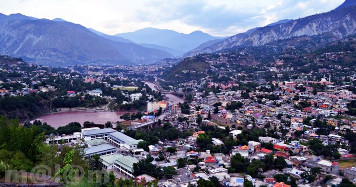 Muzaffarabad city in Azad Kashmir, Pakistan