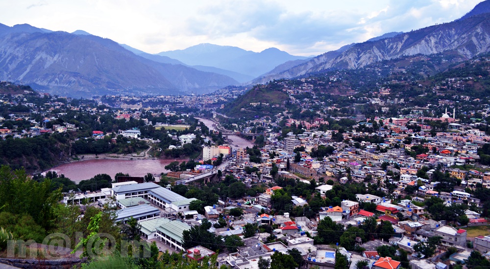 Muzaffarabad city in Azad Kashmir, Pakistan
