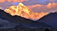 Bilchar Dobani sunset view - A tourist attraction in Gilgit