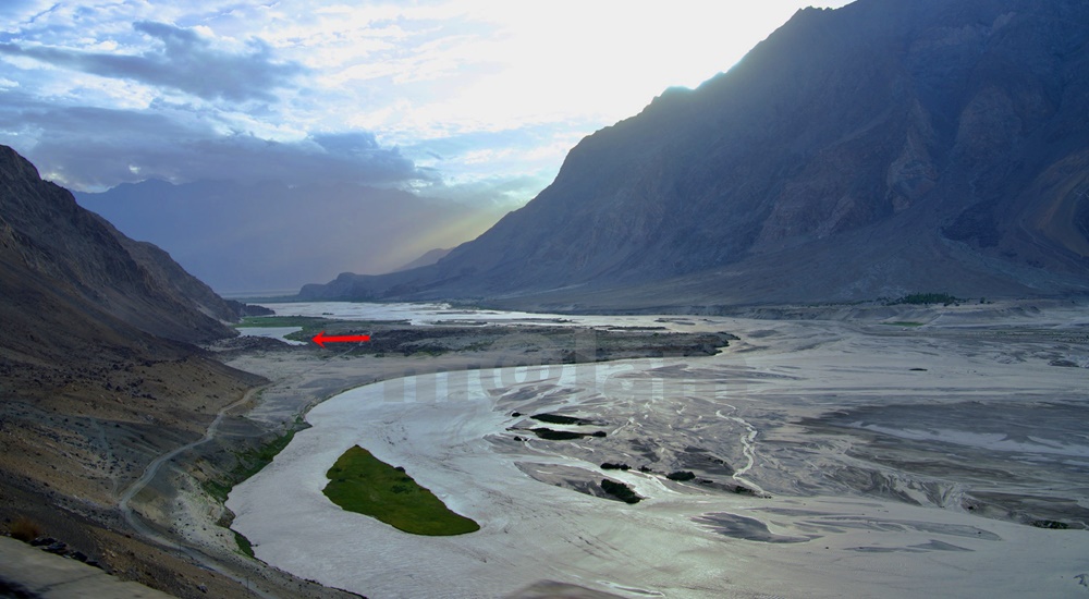 Blind Lake in the Shigar Valley, Skardu, Gilgit-Baltistan, Pakistan.