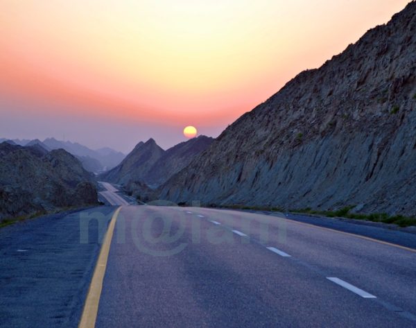 Makran Coastal Highway connecting Karachi with Gwadar