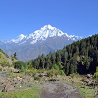 View of Rakaposhi from Gappa Valley